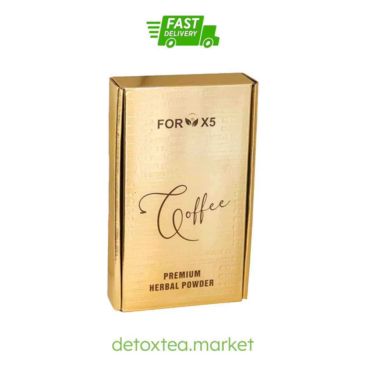 FORX5 Coffee – 1 Month Supply (30 Ready-to-Mix Sachets)